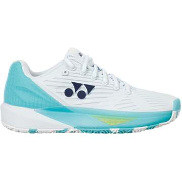Yonex Eclipsion 5  Ac   Allcourt schoen Dames-wit, turkoois - 39.5