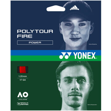 Yonex Poly Tour Fire Set Snaren 12m rood - 1.20,1.25