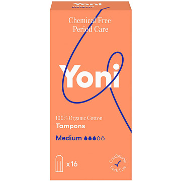 Yoni Medium Tampons - 16 stuks - Biologische Tampons
