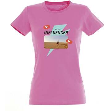 YourSurprise T-shirt - Vrouw - Roze - XXL