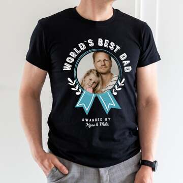 YourSurprise Vaderdag T-shirt - Zwart - S