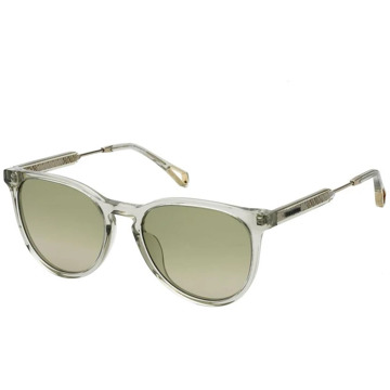 Zadig & Voltaire Groene Acetaat Zonnebril met Degraded Glas Zadig & Voltaire , Green , Dames - ONE Size