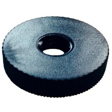 Zakje 4 stuks steldop zwart diameters 3 cm 0,5 cm (M10)