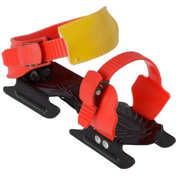 Zandstra Sport Bob Glij-ijzers DeLuxe Junior (verstelbaar) rood - geel - zwart - 1 SIZE