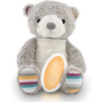 ZAZU Muziekknuffel Deluxe Met Nachtlampje - Bruno Beer