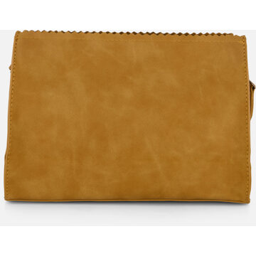 Zebra Merel Schoudertas zwart Imitatieleer Cognac - 1