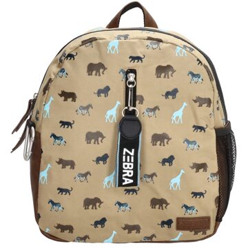 Zebra trends Zebra jongens peuter rugzak safari Multikleur