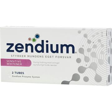 Zendium Tandpasta Zendium Gevoelig + Whitener 2-Pak Tandpasta 2 x 50 ml