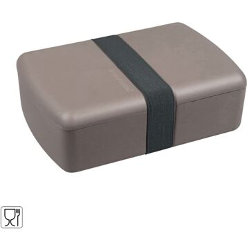 Zuperzozial Broodtrommel Time-Out bruin 19x12,5x6cm